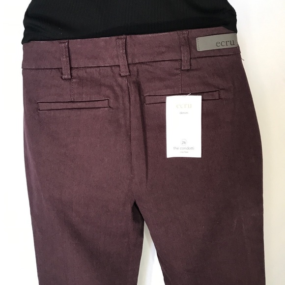 Ecru The Condotti Crop Flare Pants size 26 New With Tags - Picture 13 of 13
